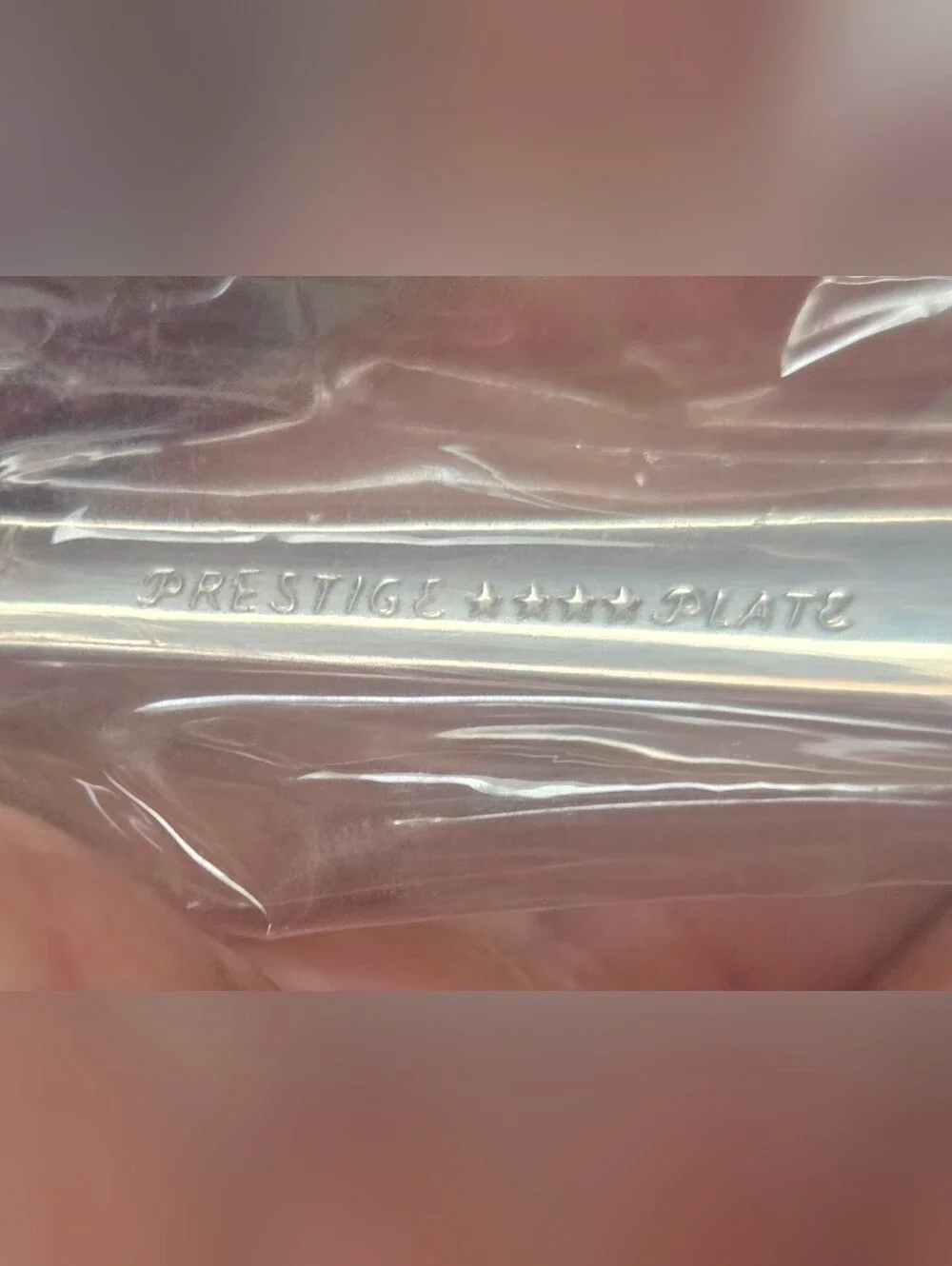 5 Vintage Sealed Oneida 1938 Grenoble Stainless Steel Round Soup Spoons ~ Bin O
